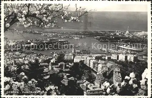 Genova Genua Liguria Panorama Genova Kat. Genova