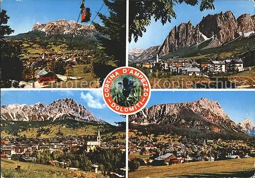 Cortina d Ampezzo Dolomiti Seilbahn  Kat. Cortina d Ampezzo