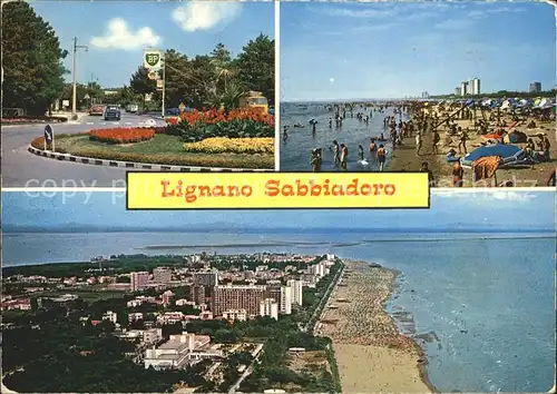 Lignano Spiaggia Strand Fliegeraufnahme Kat. Lignano