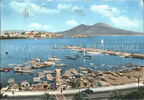 Napoli Neapel Mergellina Hafen Kat. Napoli