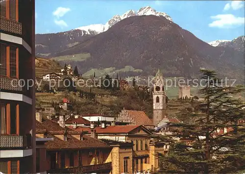 Merano Suedtirol Pfarrkirche Pulverturm Ifinger Kat. Merano