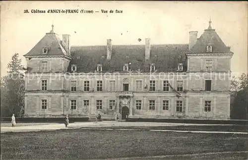 Ancy le Franc Chateau vue de face Kat. Ancy le Franc