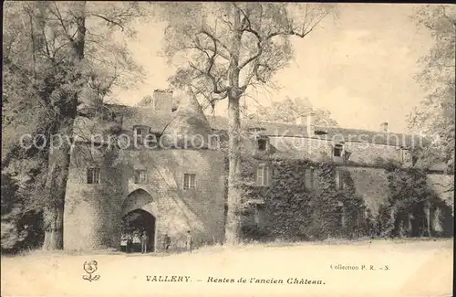 Vallery Restes de l ancien Chateau Kat. Vallery