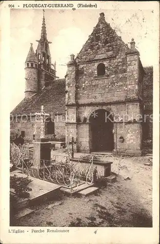 Plouegat Guerand Eglise Porche Renaissance Kat. Plouegat Guerand