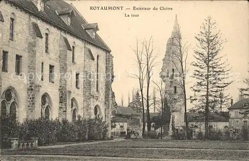 Royaumont Exterieur du Cloitre Tour Kat. Asnieres sur Oise