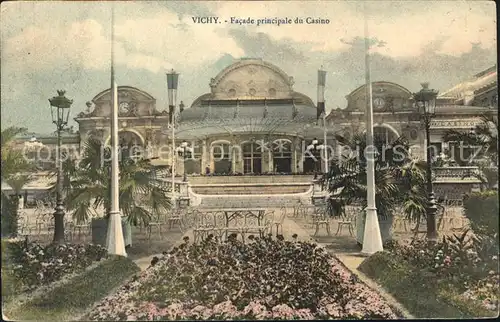 Vichy Allier Facade principale du Casino Kat. Vichy