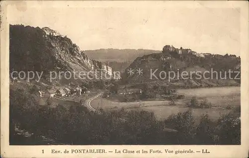 Pontarlier Doubs La Cluse et les Forts Kat. Pontarlier