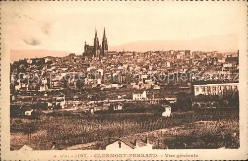 Clermont Ferrand Puy de Dome Vue generale Cathedrale Kat. Clermont Ferrand