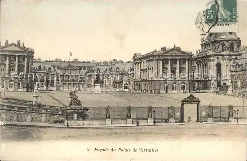 Versailles Yvelines Facade du Palais Kat. Versailles