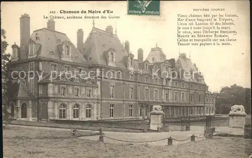 Eu Chateau Chanson du Maire Kat. Eu