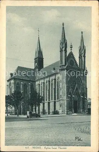 Reims Champagne Ardenne Eglise Saint Thomas Kat. Reims