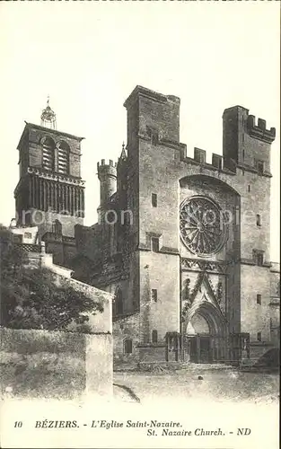 Beziers Eglise Saint Nazaire Kat. Beziers