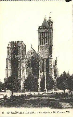 Dol de Bretagne Cathedrale Facade Kat. Dol de Bretagne