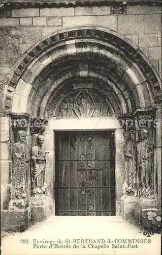 Saint Bertrand de Comminges Porte d Entre de la Chapelle Saint Just Kat. Saint Bertrand de Comminges