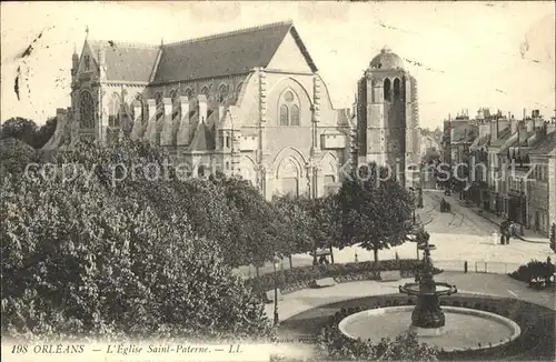 Orleans Loiret Eglise Saint Paterne Fontaine / Orleans /Arrond. d Orleans