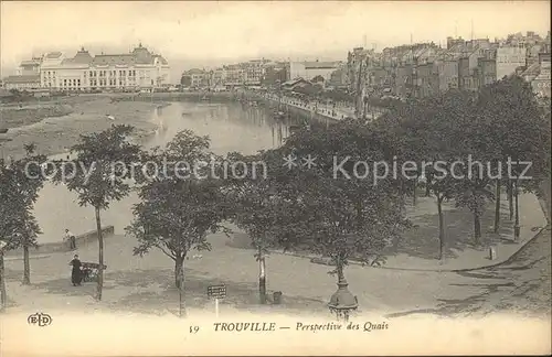 Trouville sur Mer Perspective des Quais Kat. Trouville sur Mer