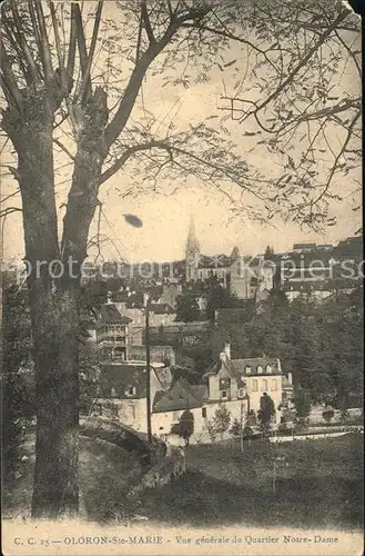 Oloron Sainte Marie Vue generale du Quartier Notre Dame Kat. Oloron Sainte Marie