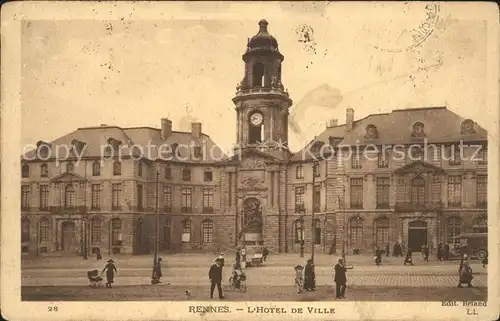 Rennes Hotel de Ville Kat. Rennes