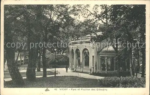 Vichy Allier Parc et Pavillon des Celestins Kat. Vichy