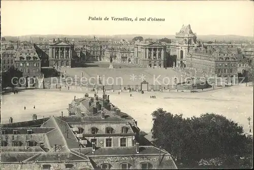 Versailles Yvelines Palais a vol d oiseau Kat. Versailles