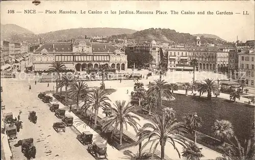 Nice Alpes Maritimes Place Massena Casino et les Jardins Kat. Nice