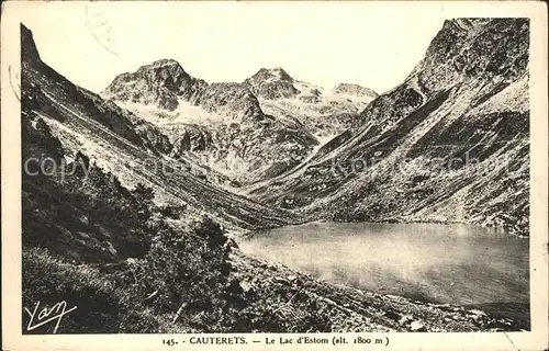 Cauterets Lac d Estom aux Montagnes Kat. Cauterets