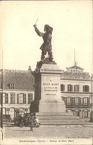 Dunkerque Statue de Jean Bart Monument Kat. Dunkerque