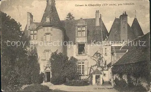 Vierzon Chateau de Chevilly XV siecle Kat. Vierzon