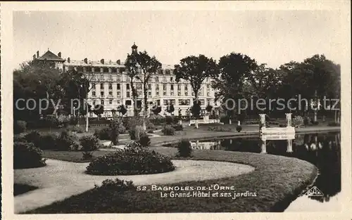 Bagnoles de l Orne Grand Hotel et ses jardins Lac Kat. Bagnoles de l Orne