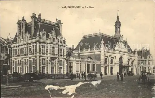 Valenciennes La Gare Bahnhof Kat. Valenciennes