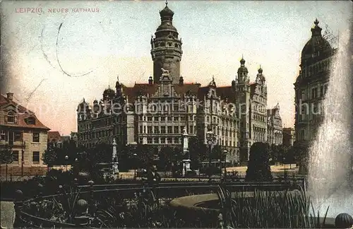 Leipzig Neues Rathaus Kat. Leipzig