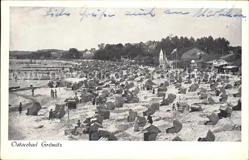 Groemitz Ostseebad Strandpartie /  /