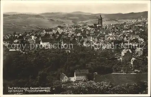 Bad Wildungen Gesamtansicht vom Schloss Friedrichstein Kat. Bad Wildungen