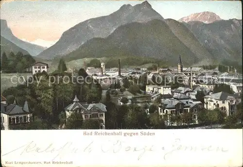 Bad Reichenhall Ortsansicht Kat. Bad Reichenhall