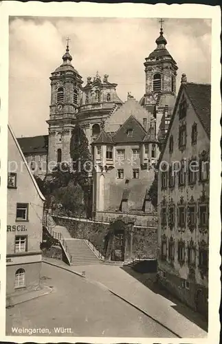 Weingarten Wuerttemberg Dorfpartie Kirche / Weingarten /Ravensburg LKR