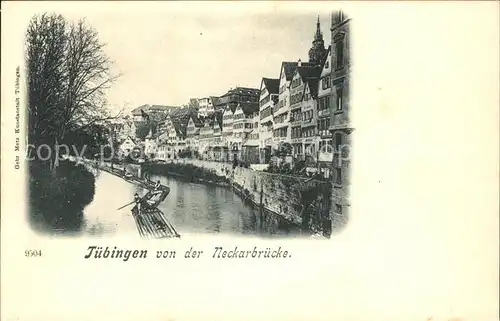 Tuebingen Neckarpartie Kat. Tuebingen