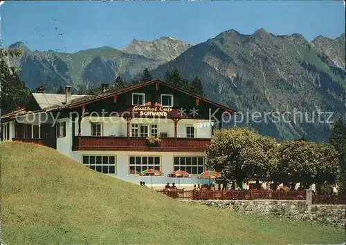 Oberstdorf Gasthof Cafe Schwand Kat. Oberstdorf