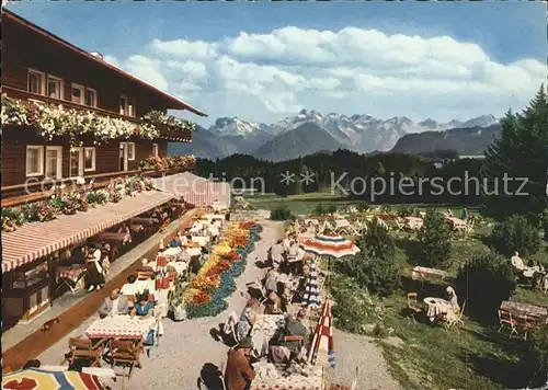 Sonthofen Oberallgaeu Alpen Moor und Kneippbad Sonnenalp Terrasse / Sonthofen /Oberallgaeu LKR