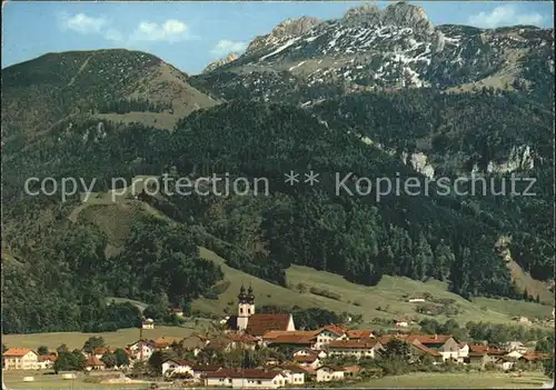 Aschau Chiemgau mit Kampenwand Kat. Aschau i.Chiemgau