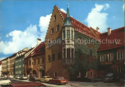 Augsburg Fuggerei ?lteste Sozialsiedlung Kat. Augsburg