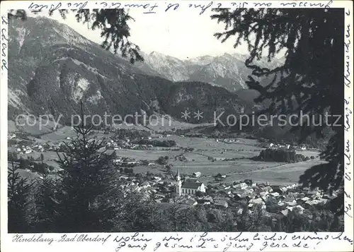 Hindelang mit Bad Oberdorf Totalansicht Kat. Bad Hindelang