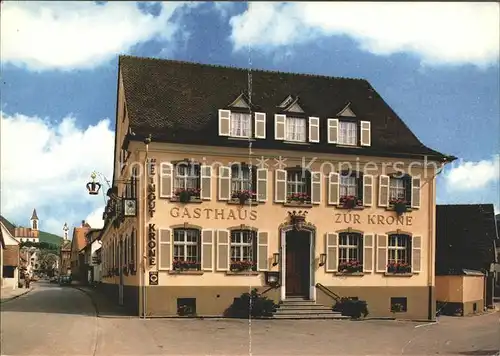 Auggen Gasthaus zur Krone Kat. Auggen