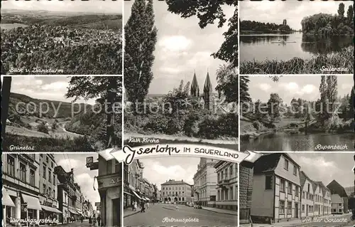 Iserlohn Seilersee Rupenteich Rathausplatz Wermingserstrasse / Iserlohn /Maerkischer Kreis LKR