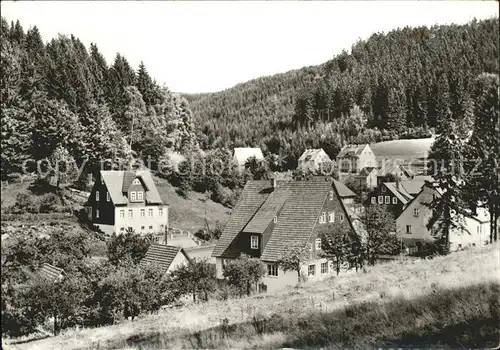 Fehrenbach Thueringer Wald Dorfpartie Kat. Masserberg