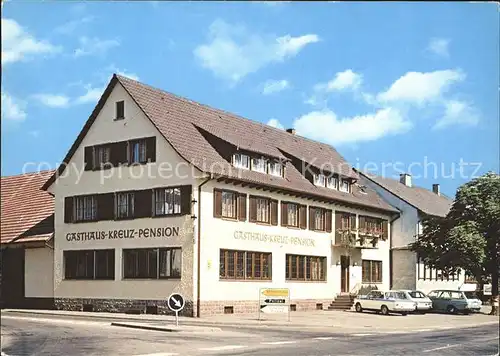 Biberach Baden Gasthaus Kreuz Pension Kat. Biberach Kinzigtal