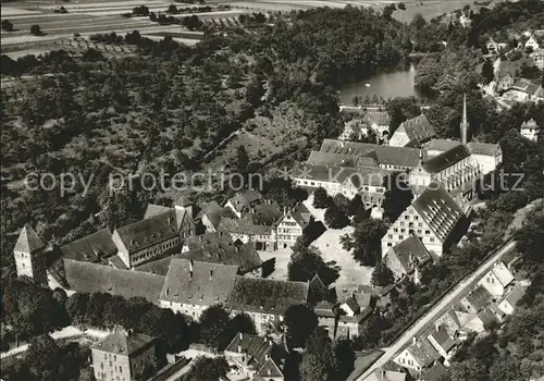 Maulbronn Kloster und Tiefer See Fliegeraufnahme Kat. Maulbronn