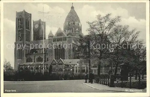 Haarlem St Bavokerk Kirche Kat. Haarlem