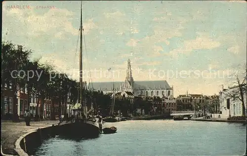 Haarlem Spaarne Schiff Kathedrale Kat. Haarlem