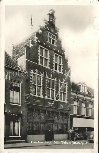 Haarlem Prot Mil Tehuis Jansweg Kat. Haarlem
