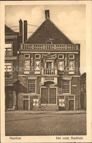 Haarlem Het oude Stadhuis Kat. Haarlem